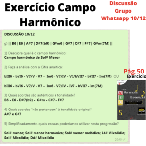 Campo Harmônico – Exercício Resolvido + ESTUDO